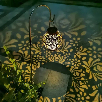 Solar LED Pendant Light with Remote Control and Adjustable Brightness, Weatherproof Design