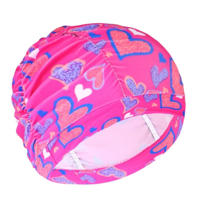 Turban Twist Swimming Cap with Stretchable Structure and Quick Drying Material