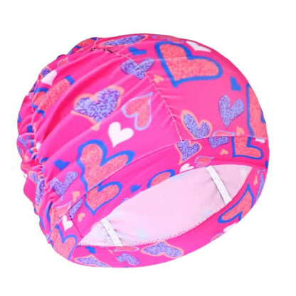 Turban Twist Swimming Cap with Stretchable Structure and Quick Drying Material