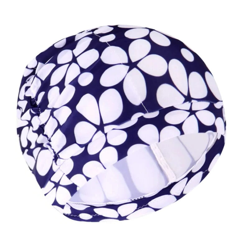 Turban Twist Swimming Cap with Stretchable Structure and Quick Drying Material