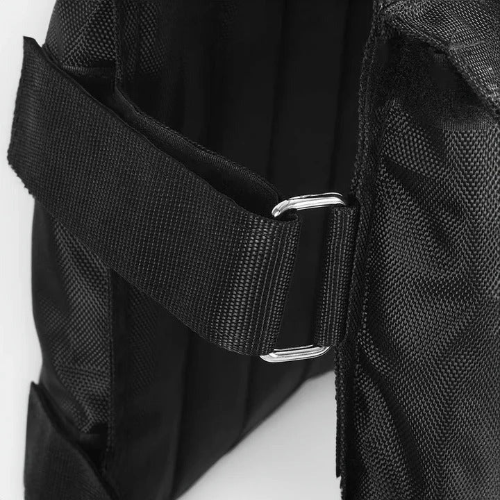 Adjustable Weighted Vest with Removable Pouches and Ergonomic Fit, Up to 110 Lb Capacity