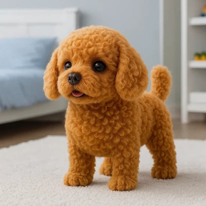 Walking Plush Puppy with Touch Sensors and Realistic Barking Sounds