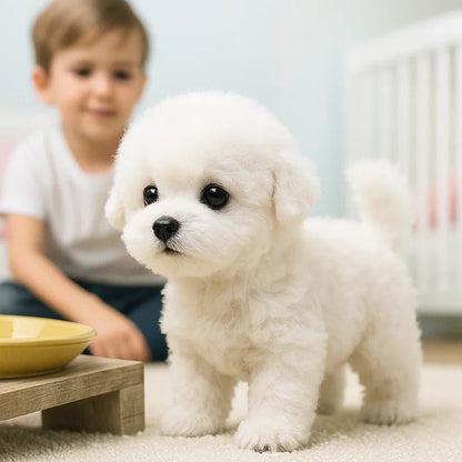 Walking Plush Puppy with Touch Sensors and Realistic Barking Sounds