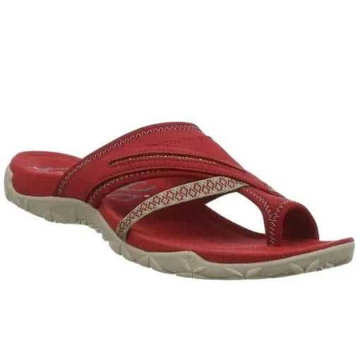 Women's Platform Sandals with Memory Foam and Contoured Arch Support, Breathable Outsole