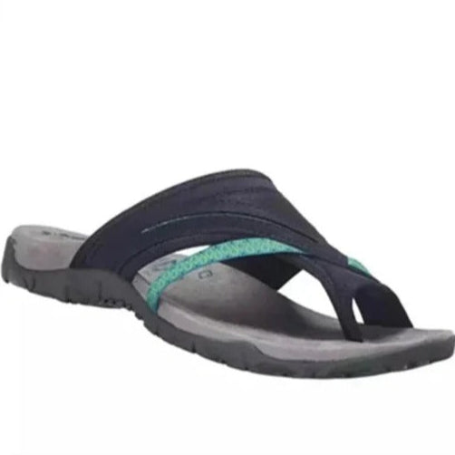 Women's Platform Sandals with Memory Foam and Contoured Arch Support, Breathable Outsole