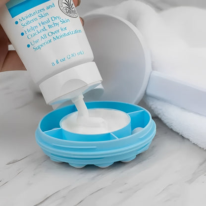Extendable Back Lotion Roller with Detachable Head and Massage Action