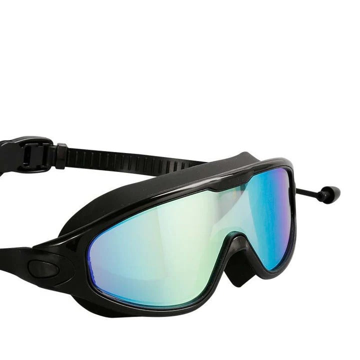 Swimming Goggles with Anti-Fog Polycarbonate Lenses and Silicone Seals