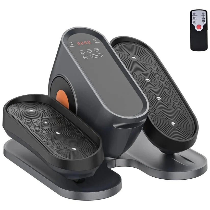 Under Desk Elliptical with Remote Control and LCD Display, 12-Speed