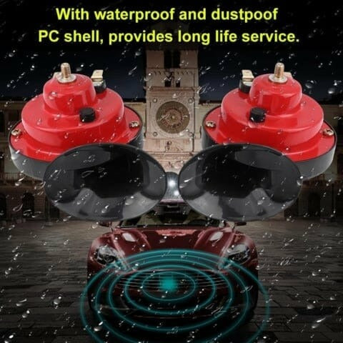 300dB Train Horn with Built-in Compressor and Universal Vehicle Mount