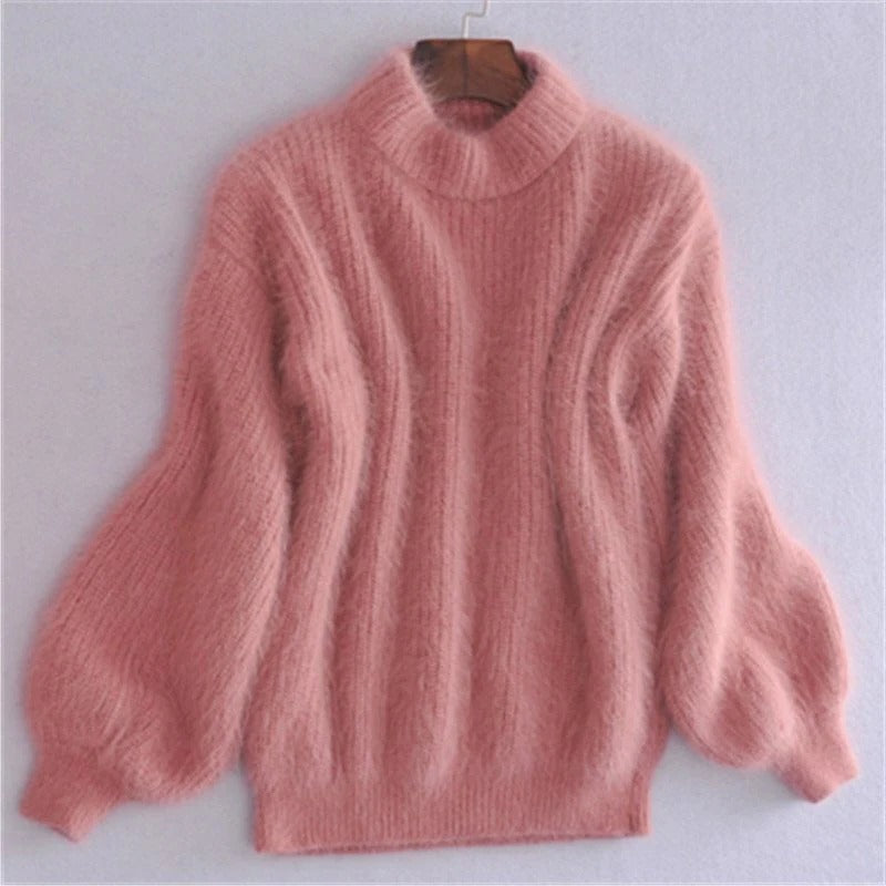 Lightweight Knit Sweater with Relaxed Oversize Fit and Breathable Open Knit, Solid Colors