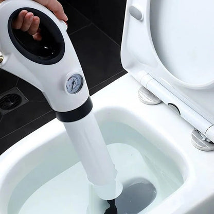 Air Pressure Drain Unblocker with Pump Trigger and Rubber Cup Seal