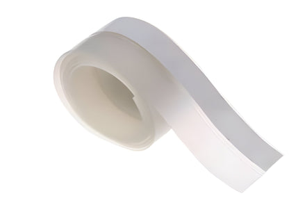 Transparent Door Seal Strip with Flexible Polymer and Self-Adhesive Backing, 196.85 Inches