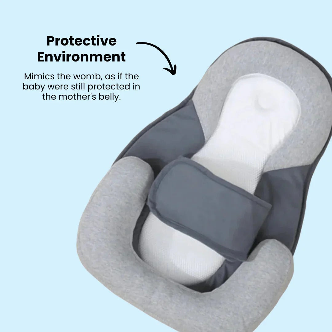 Inclined Infant Wedge Pillow with Anti-Rollover Support and Breathable Surface