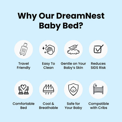 Inclined Infant Wedge Pillow with Anti-Rollover Support and Breathable Surface