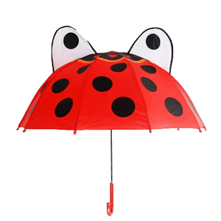 Children's Manual Umbrella with 26-28in Rainbow Canopy and Lightweight Design