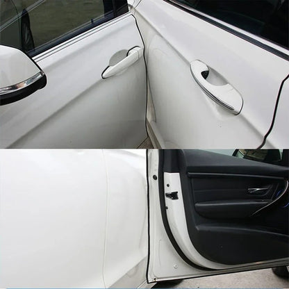 Door Edge Protector Strip with U-Shaped Channel and Heat Activation, 16.4ft