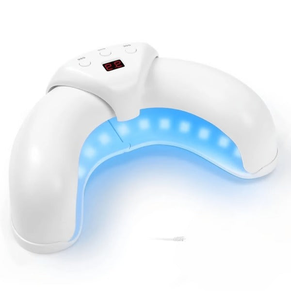 LED Nail Fungus Treatment Device with Dual Wavelength Light and Auto 7-Minute Sessions