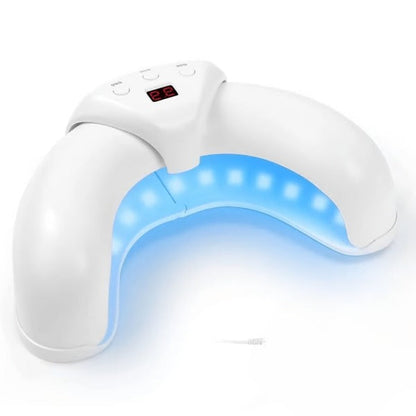 LED Nail Fungus Treatment Device with Dual Wavelength Light and Auto 7-Minute Sessions
