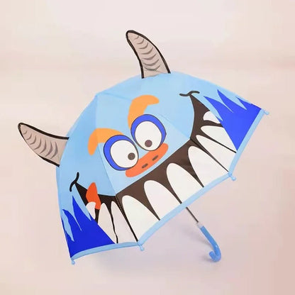 Children's Manual Umbrella with 26-28in Rainbow Canopy and Lightweight Design