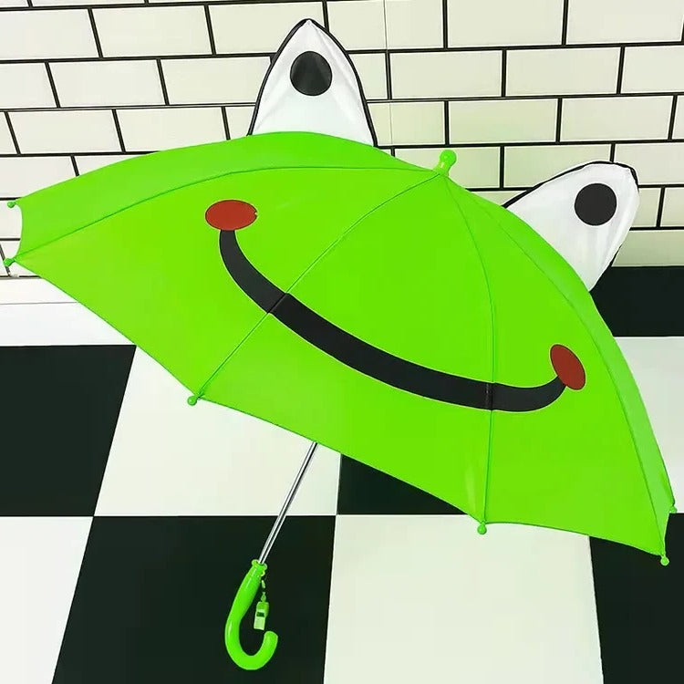 Children's Manual Umbrella with 26-28in Rainbow Canopy and Lightweight Design