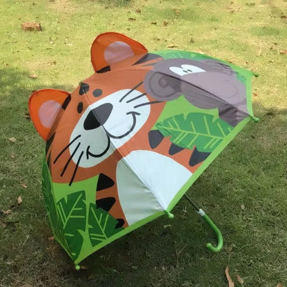 Children's Manual Umbrella with 26-28in Rainbow Canopy and Lightweight Design