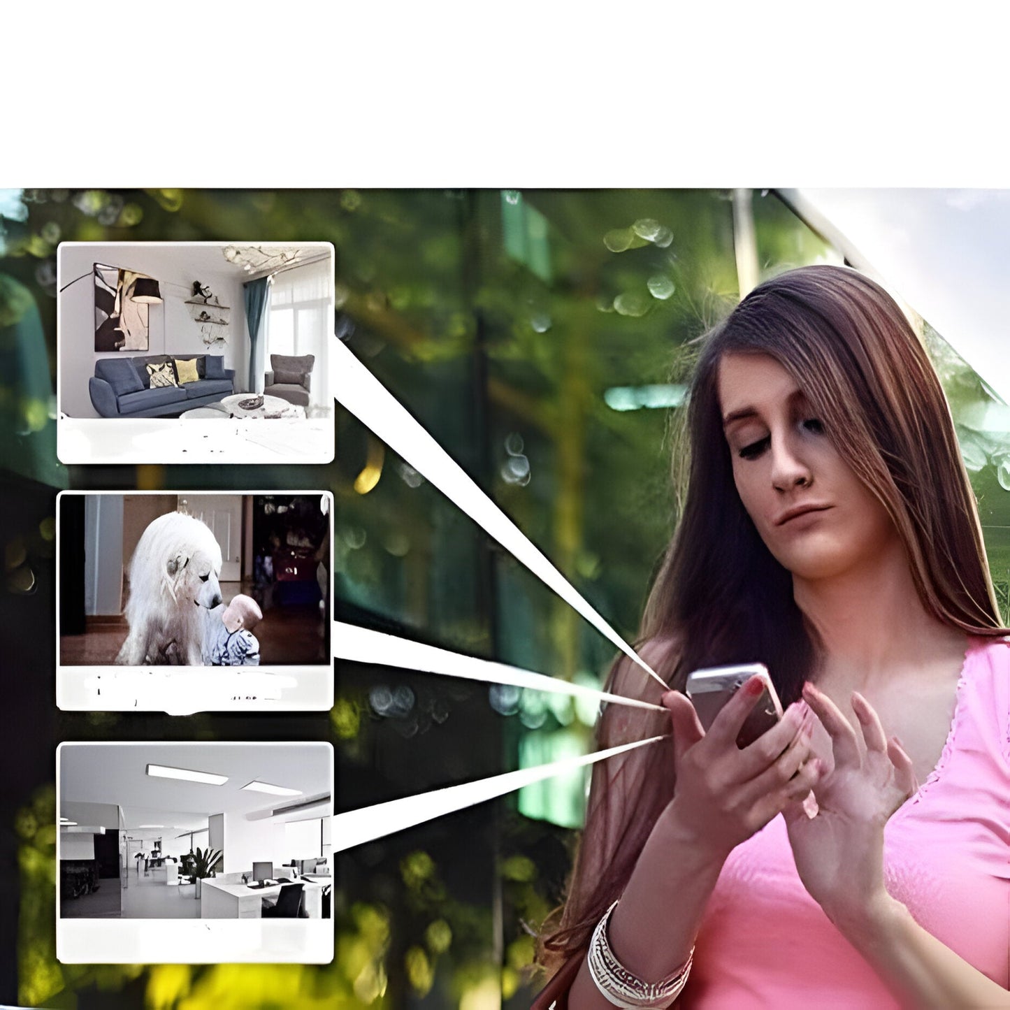 Wireless Security Camera with 1080p Night Vision and Motion Detection