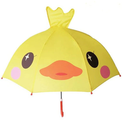 Children's Manual Umbrella with 26-28in Rainbow Canopy and Lightweight Design