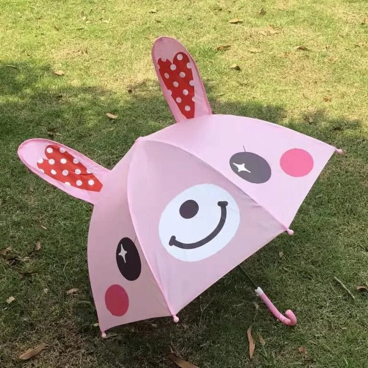Children's Manual Umbrella with 26-28in Rainbow Canopy and Lightweight Design