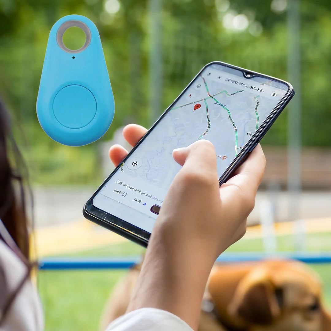 Wireless Pet Tracker with 33ft Range and Waterproof Design, 6-Month Battery