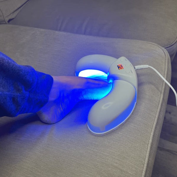 LED Nail Fungus Treatment Device with Dual Wavelength Light and Auto 7-Minute Sessions