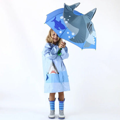 Children's Manual Umbrella with 26-28in Rainbow Canopy and Lightweight Design