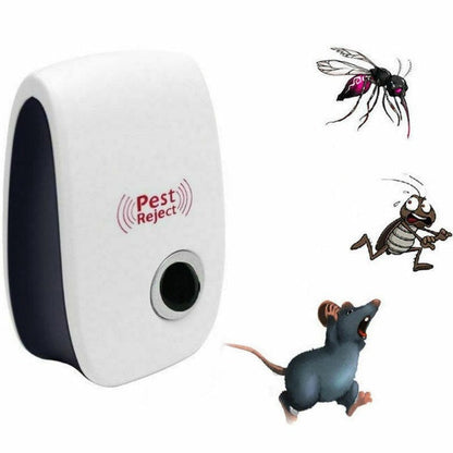 Ultrasonic Pest Repeller with Intelligent Frequency Conversion, 800 Square Feet Coverage
