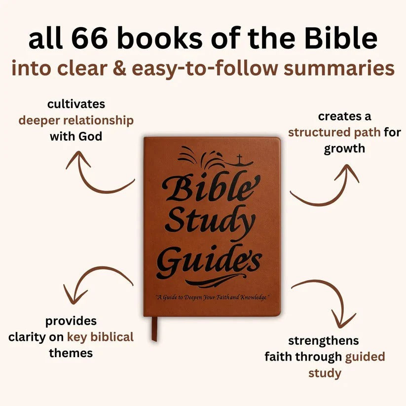 Bible Study Journal with 66 Book Summaries and Reflection Pages, A5 Portable Format