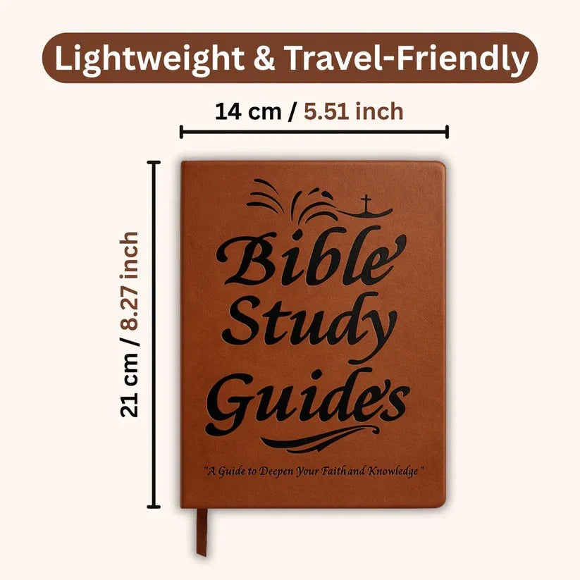 Bible Study Journal with 66 Book Summaries and Reflection Pages, A5 Portable Format