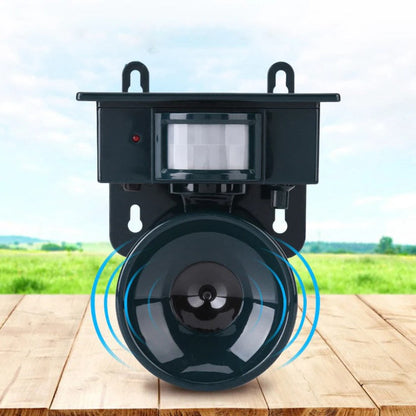 Solar Motion Sensor Bird Repeller with Predator Sound and Adjustable Frequency