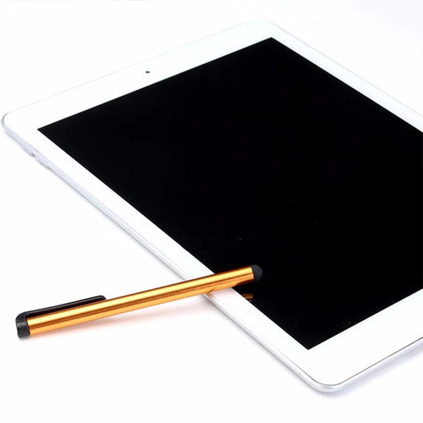 Touch Screen Stylus Pen Set with Soft Rubber Tips and Aluminum Body, 10 Pack