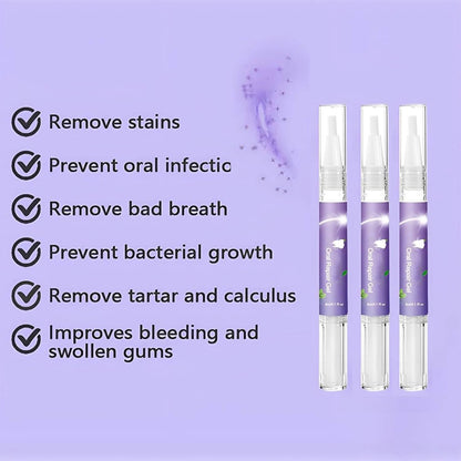 Dog Dental Gel with Enzyme Formula and Botanical Extracts, 3-Pack