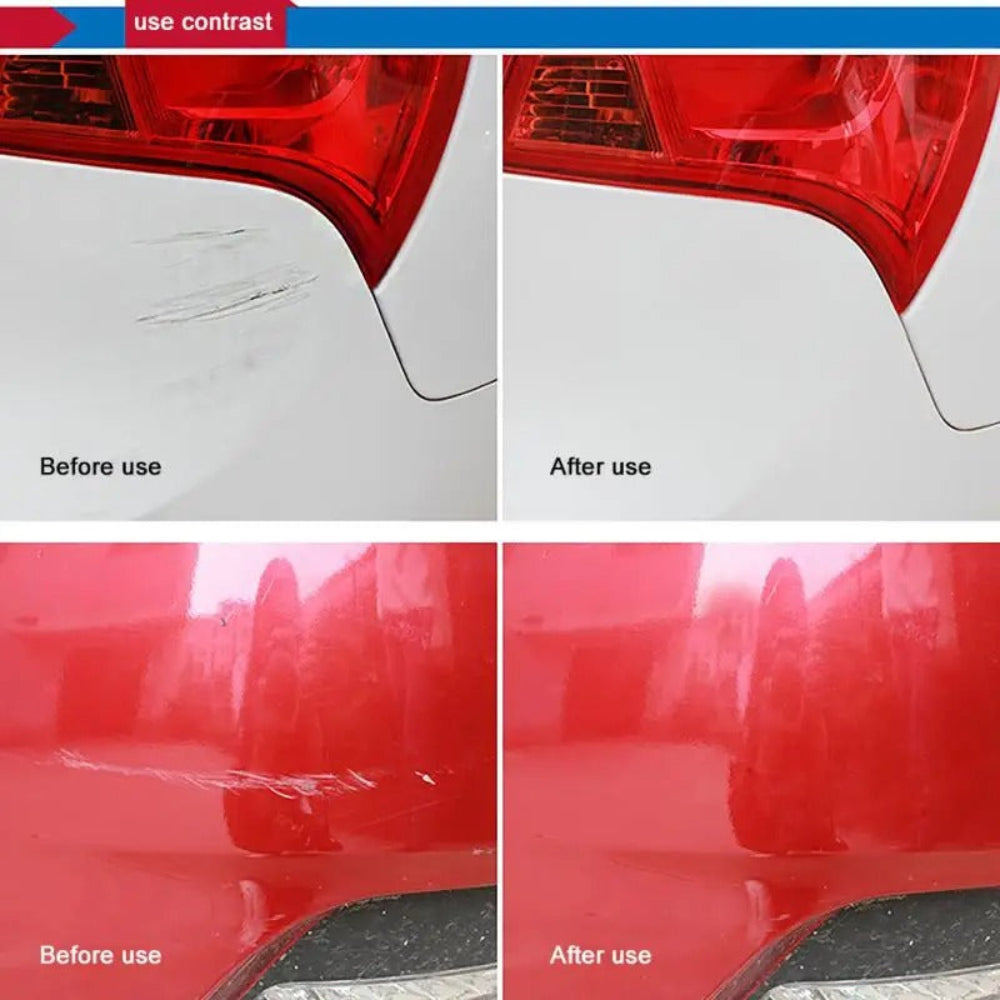 Car Polish with Foam Buffer Pad for Scratch and Swirl Removal, 100g