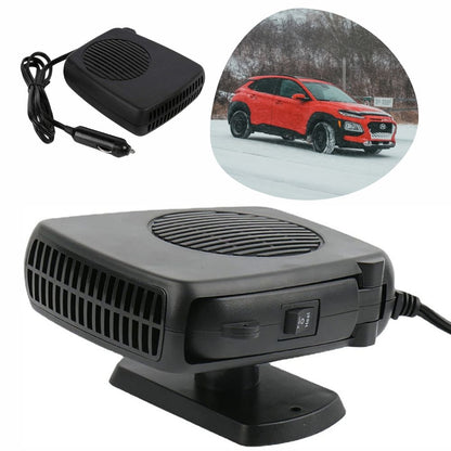 Portable Ceramic Car Heater with Dual Heat and Fan Modes, 150-300W