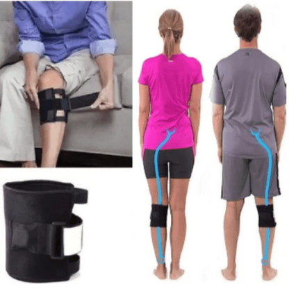 Knee Brace with Targeted Pressure Pad and Adjustable Strap for Lower Back Support