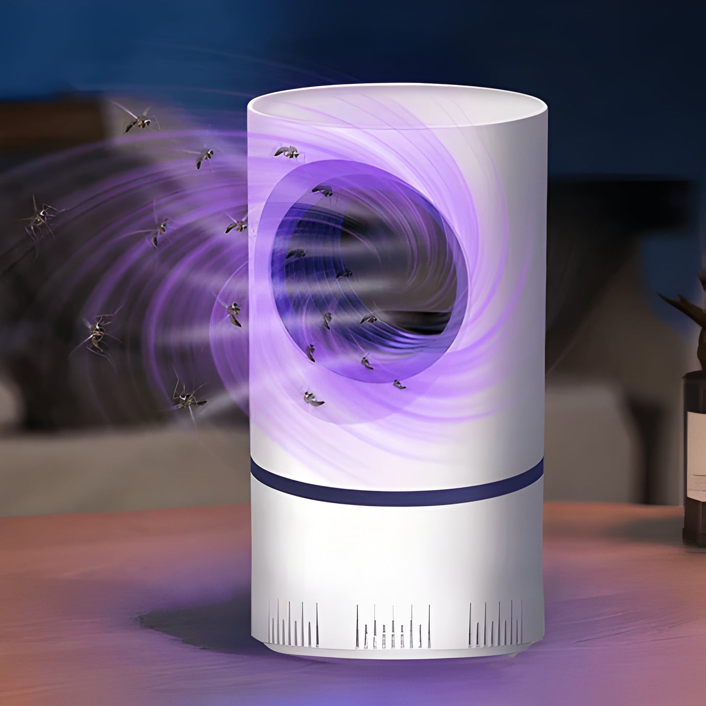 Mosquito Trap with Soft LED and Near-Silent Fan, USB Powered for Indoor Use