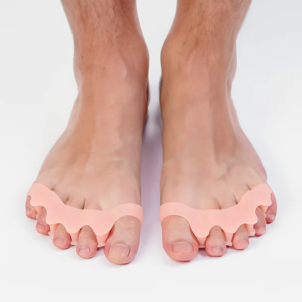 Silicone Toe Separator with Medical Grade Gel for Bunion and Hammer Toe Relief