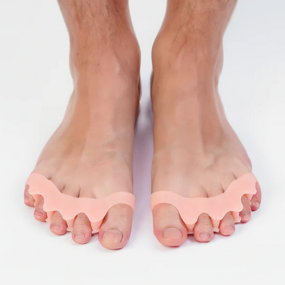Silicone Toe Separator with Medical Grade Gel for Bunion and Hammer Toe Relief