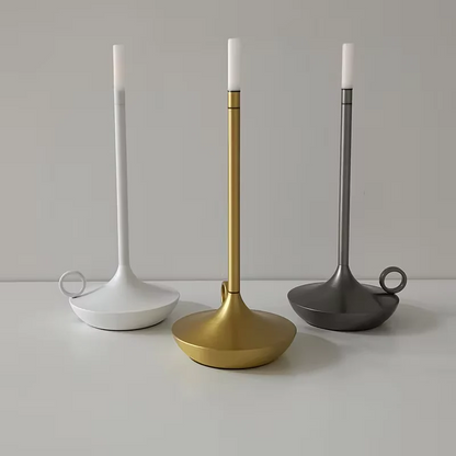 Rechargeable Table Lamp with Touch Dimmer and Warm LED Light, Portable USB Charging