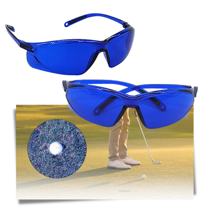 Blue Lens Golf Glasses with UV 400 Protection and Polycarbonate Frame