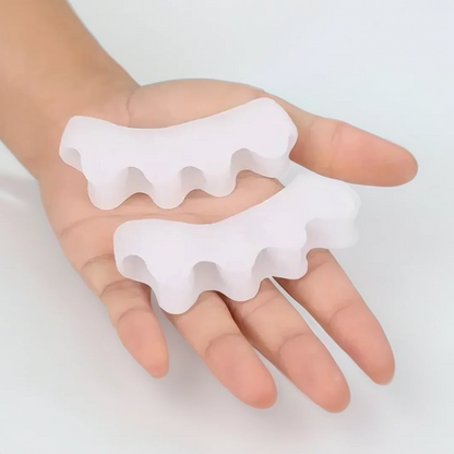 Silicone Toe Separator with Medical Grade Gel for Bunion and Hammer Toe Relief
