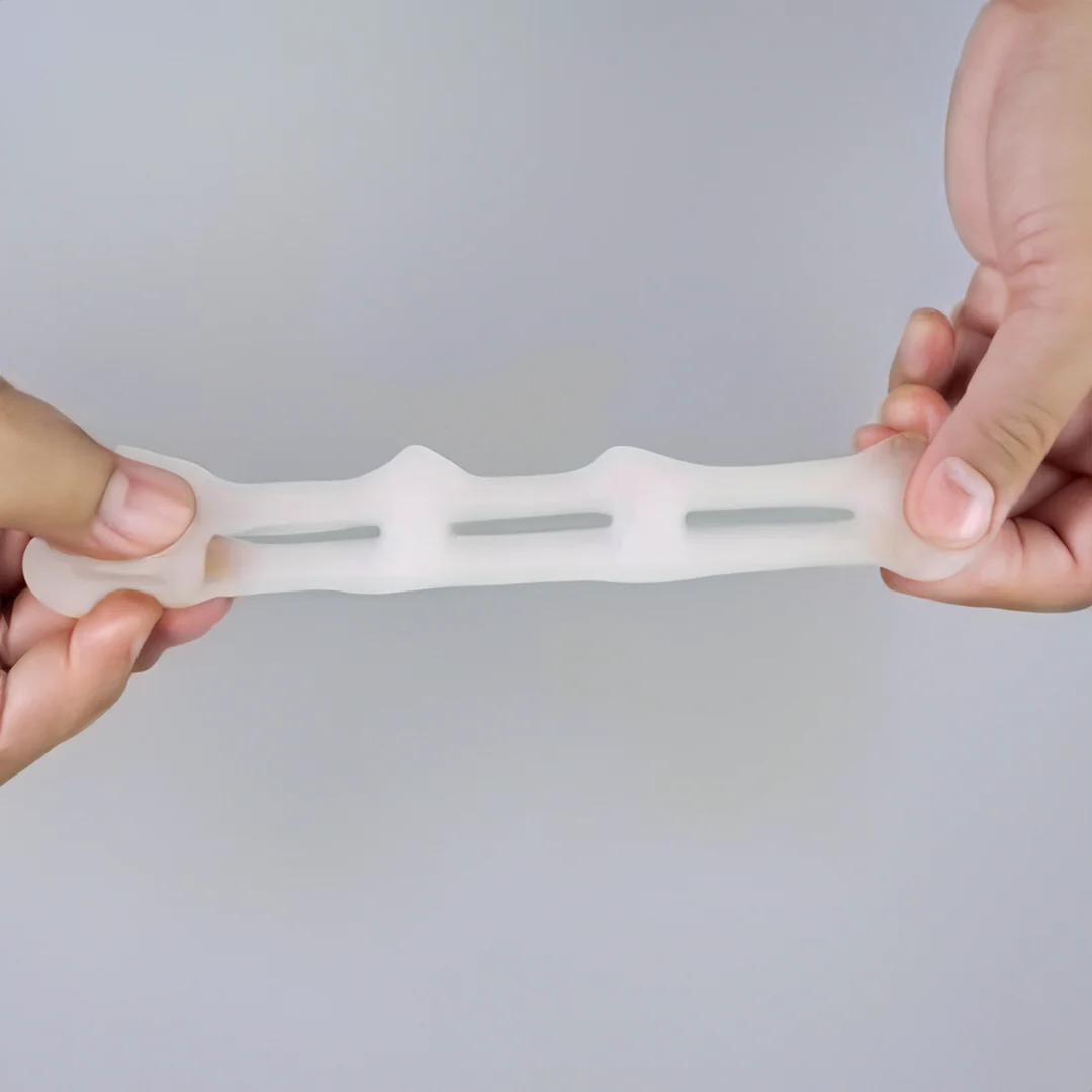 Silicone Toe Separator with Medical Grade Gel for Bunion and Hammer Toe Relief