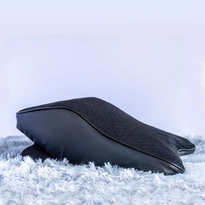 Memory Foam Car Seat Headrest Cushion with Removable Washable Cover and Ergonomic Neck Support