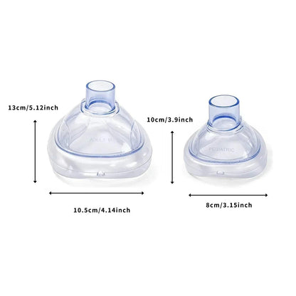 Airway Obstruction Removal Tool with Spring Loaded Plunger and Airtight Mask Seal