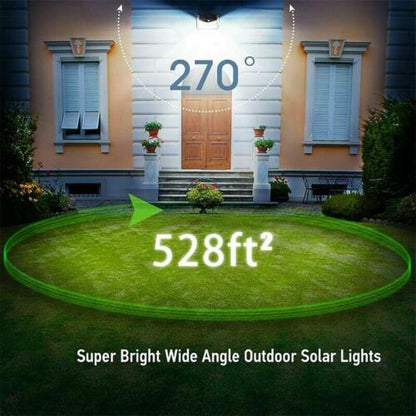 Solar Motion Sensor Light with 800 Lumens and Three Operating Modes
